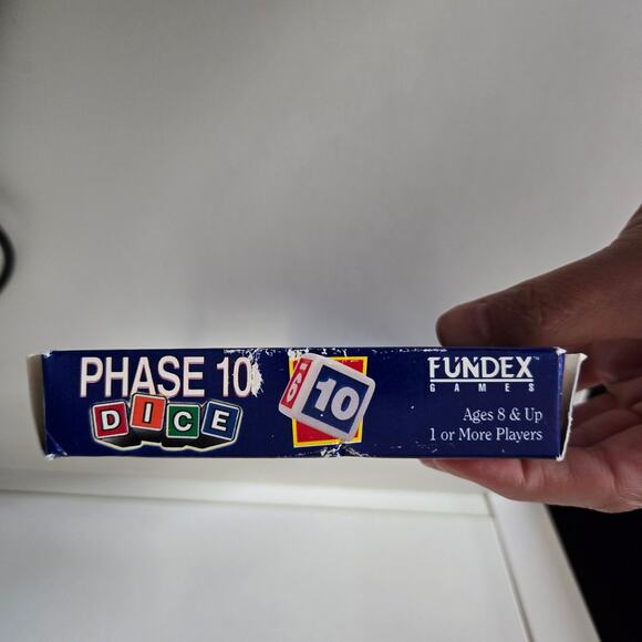 Phase 10 Dice game 1998 Fundex Games dice instructions and scorepad - Picture 11 of 12